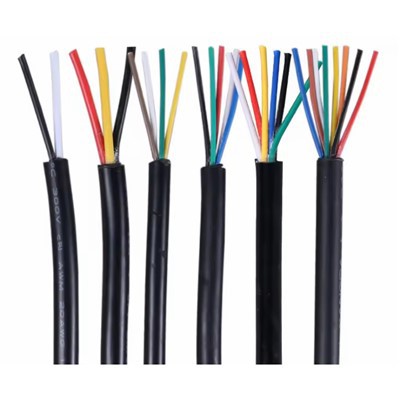 Bare Copper Unshielded kontwòl kab